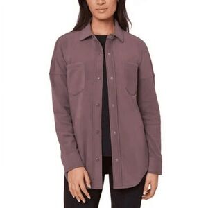 Mondetta Mauve Button-Up Sweater Jacket